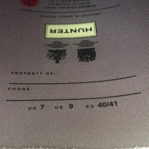 NEW Hunter original short lavender rain boots! - Picture 7 of 7